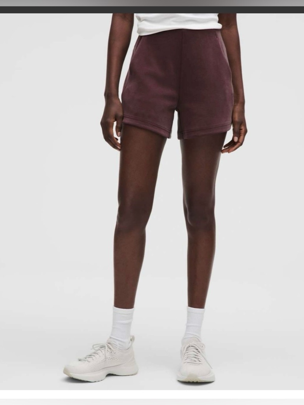 lululemon athletica High-Rise Athletic Shorts in Deep Plum size 8